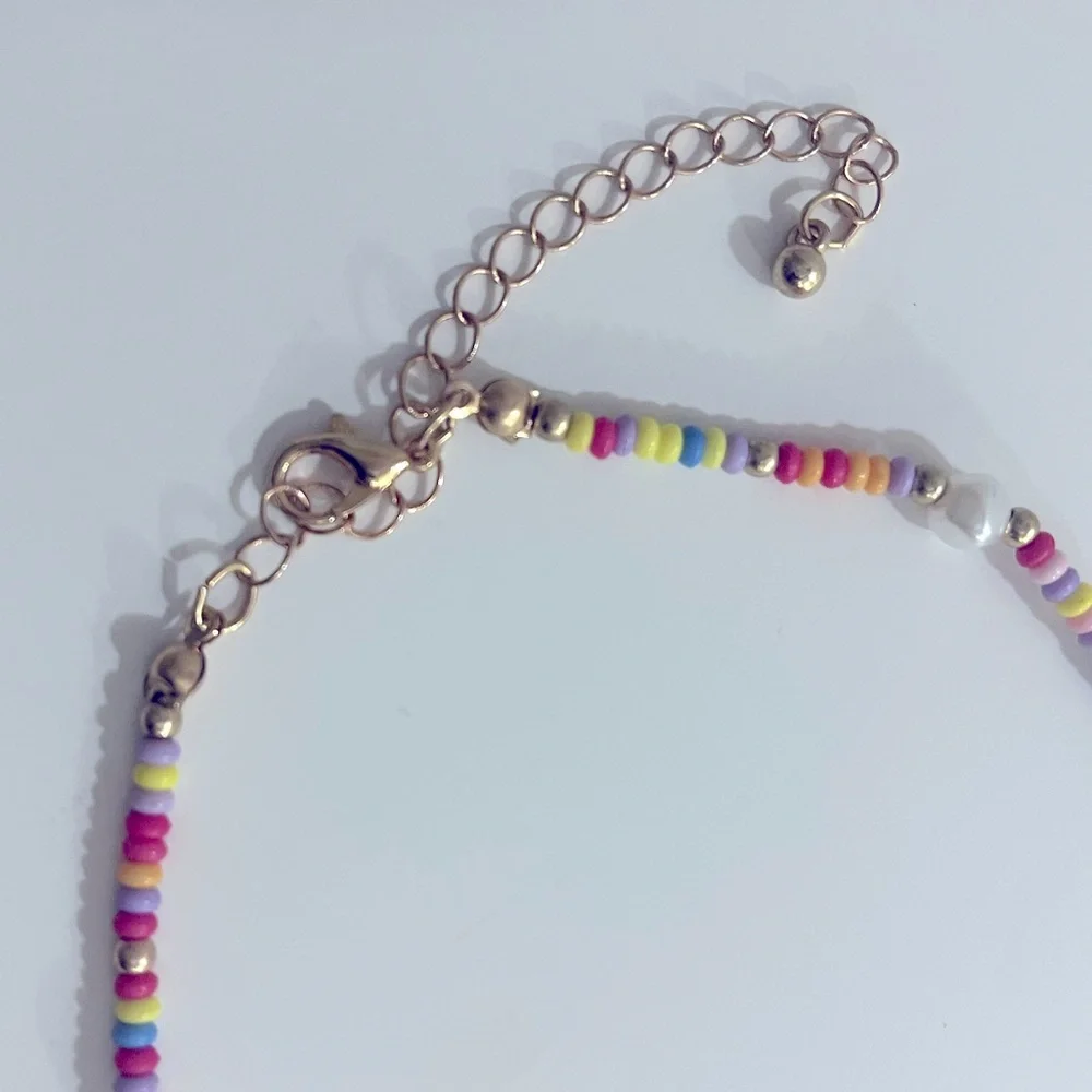 Art Class And Wild Fable Necklaces Hoop‎ Earrings Bundle Gold Tone Colorful